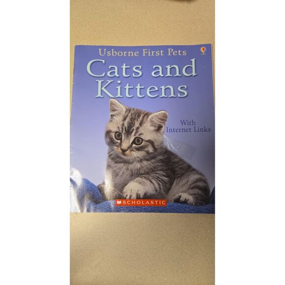 Cats and Kittens Usborne First Pets With Internet Link Paperback - Picture 1 of 6